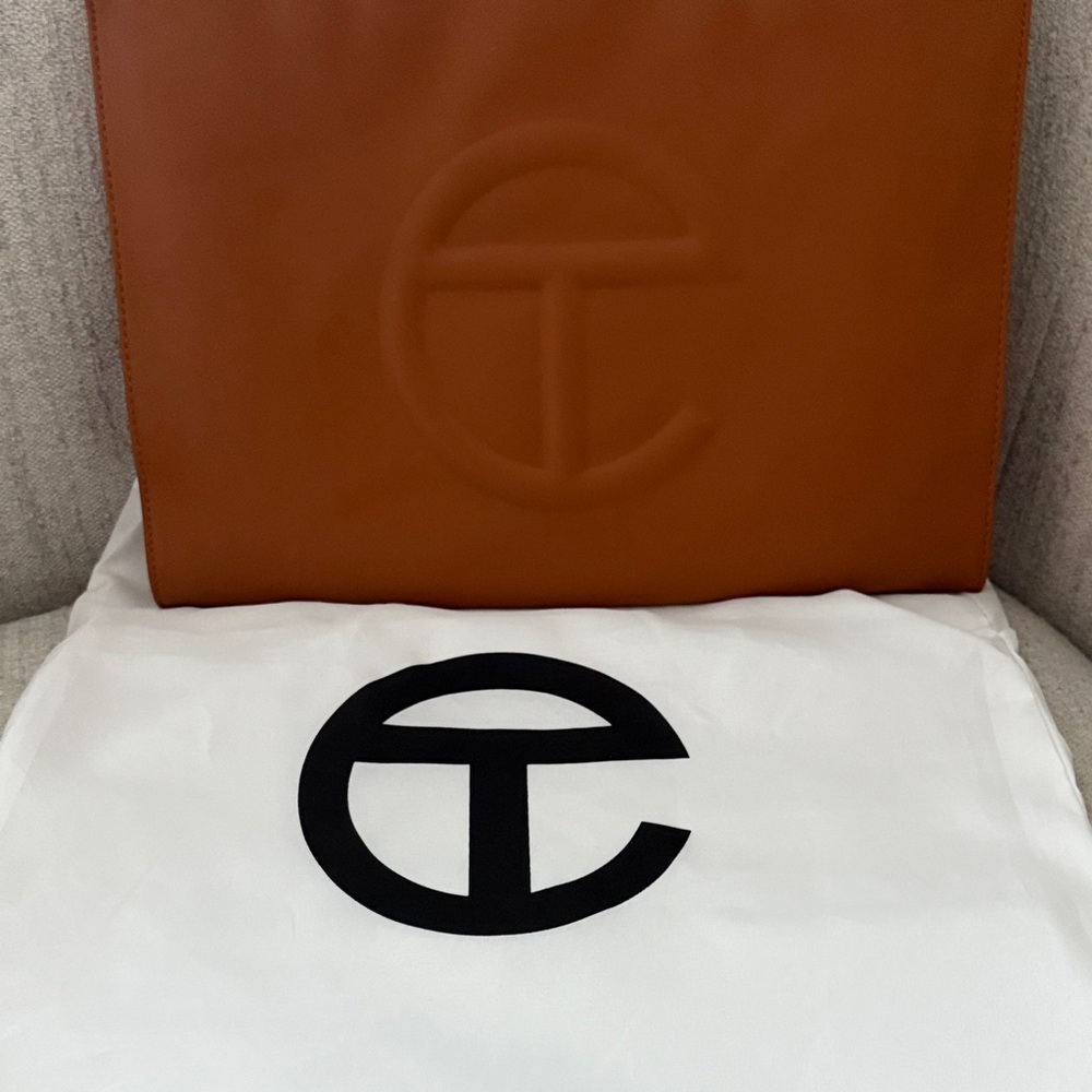 Telfar Cognac Shopping Bag